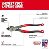 Milwaukee 8 Diagonal Comfort Grip Cutting Pliers (USA)