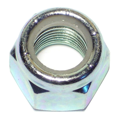Monster Fastener Zinc Plated Grade 2 Steel Fine Thread Nylon Insert Lock Nuts