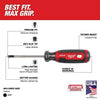 Milwaukee 3/16 Cabinet 6 Cushion Grip Screwdriver (USA)